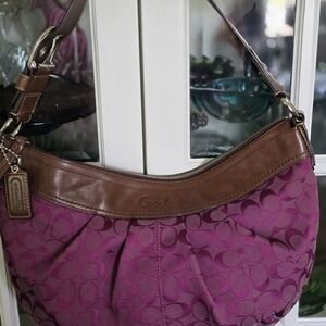 Coach Pink and Brown Women's Bag